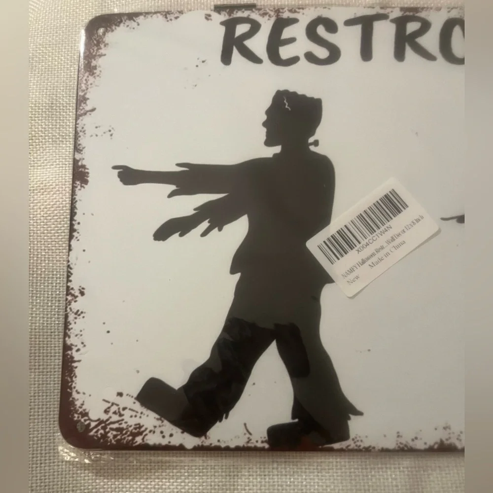 2/$14.00 Frankenstein Bathroom Sign - Picture 2 of 7